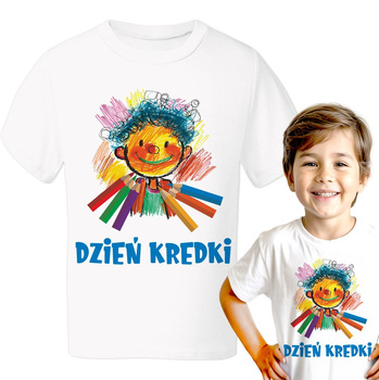 Dzień Kredki Koszulka chłopięca dziecięca prezent