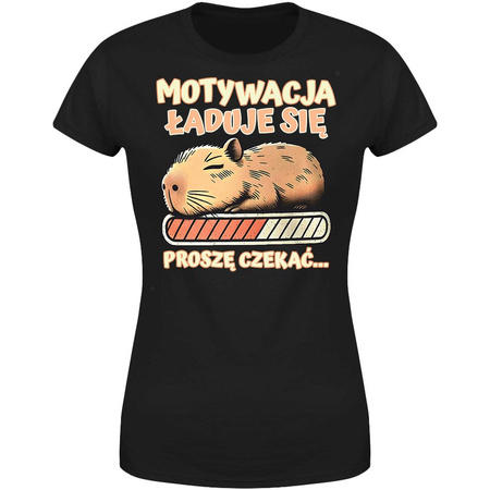 Motywacja ładuje się Koszulka damska prezent