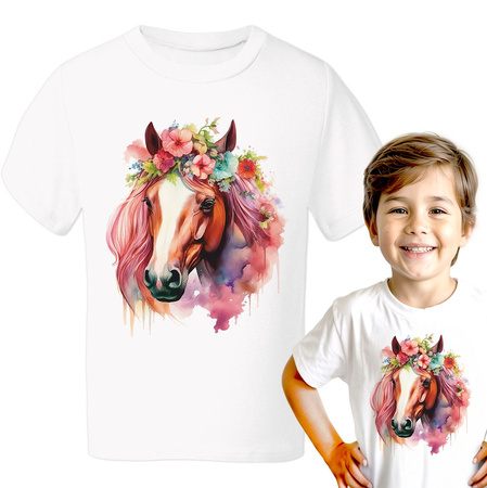 Koń Koszulka chłopięca dziecięca prezent