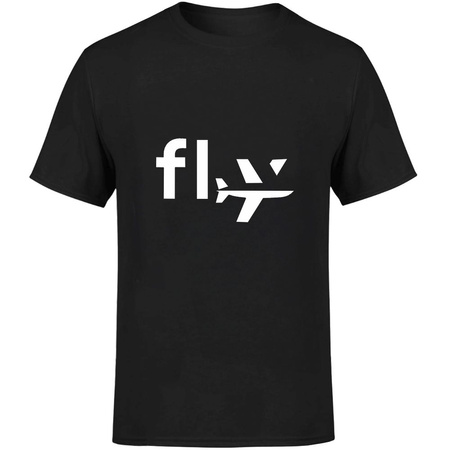 Samolot fly Koszulka męska prezent