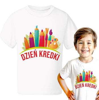 Dzień Kredki Koszulka chłopięca dziecięca prezent
