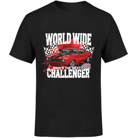 World wide who`s the next challenger Koszulka męska prezent