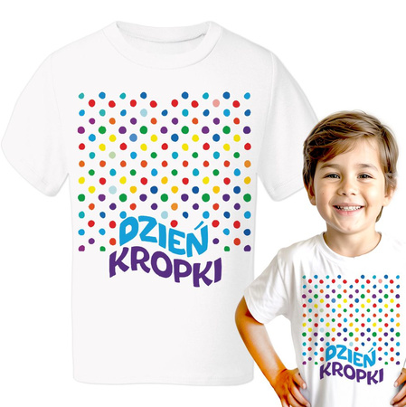 Dzień Kropki Koszulka chłopięca dziecięca prezent
