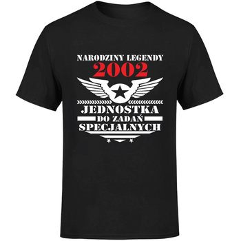 Narodziny legendy 2002 jednostka do zadań specjalnych Koszulka męska prezent