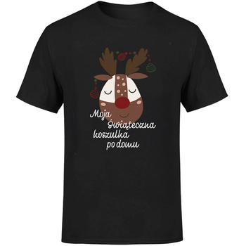 Moja świąteczna koszulka po domu Koszulka męska prezent