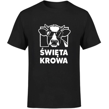 Święta krowa Koszulka męska prezent