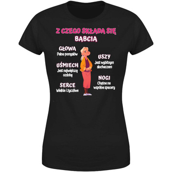 Z czego składa się Babcia Koszulka damska prezent