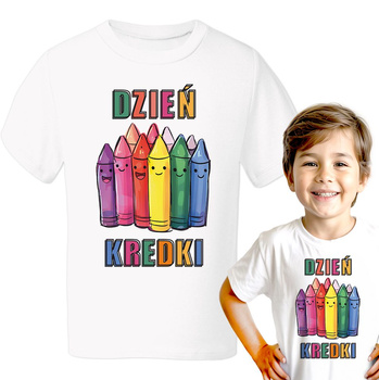 Dzień Kredki Koszulka chłopięca dziecięca prezent