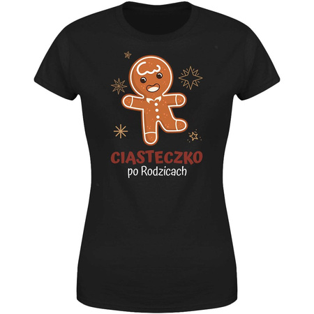 Ciasteczko po rodzicach Koszulka damska prezent