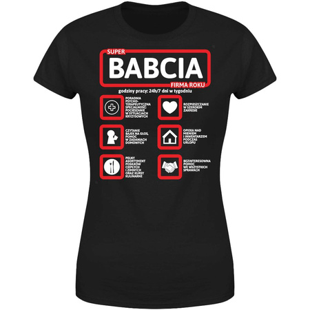 Babcia roku Koszulka damska prezent