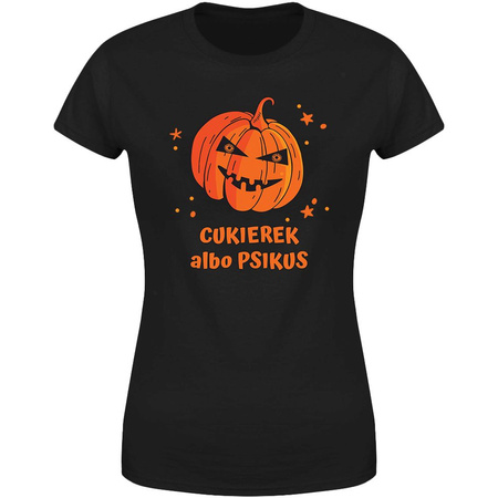 Cukierek albo psikus Koszulka damska prezent