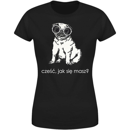 Cześć jak się masz? Koszulka damska prezent