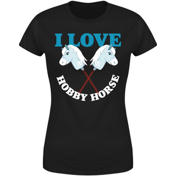 I love hobby horse Koszulka damska prezent