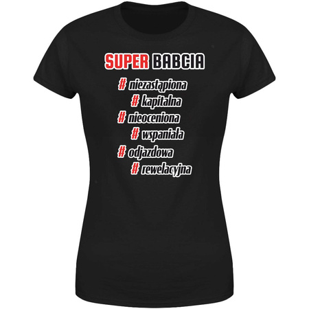 Super Babcia Koszulka damska prezent