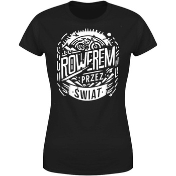 Rowerem przez świat Koszulka damska prezent