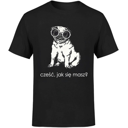 Cześć jak się masz? Koszulka męska prezent