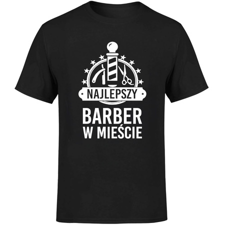 Najlepszy barber w mieście Koszulka męska prezent
