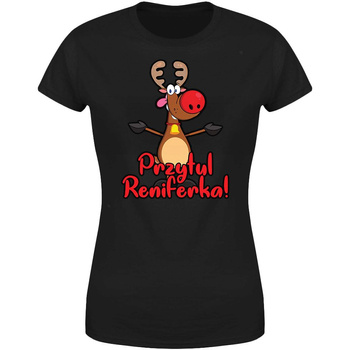 Przytul Reniferka Koszulka damska prezent