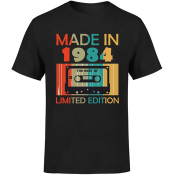 Made in 1984 limited edition  Koszulka męska prezent