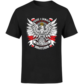 Cześć i chwała bohaterom Koszulka męska prezent