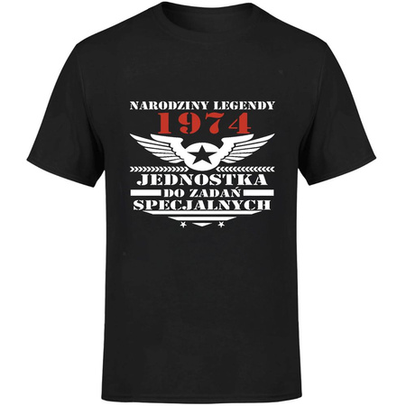 Narodziny legendy 1974 jednostka do zadań specjalnych Koszulka męska prezent