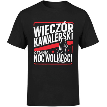 Wieczór kawalerski ostatnia noc wolności Koszulka męska prezent