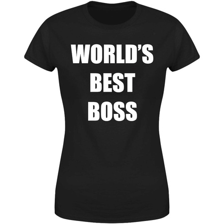 World`s best boss Koszulka damska prezent