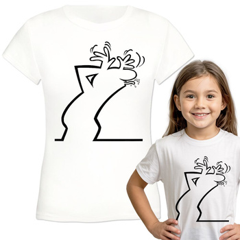 Kreskówka Koszulka dziewczęca dziecięca prezent