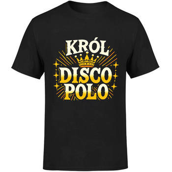 Król disco polo Koszulka męska prezent