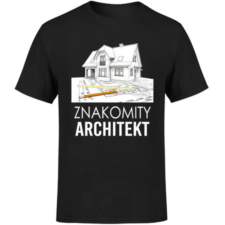 Znakomity architekt Koszulka męska prezent