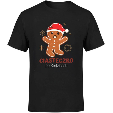 Ciasteczko po rodzicach Koszulka męska prezent