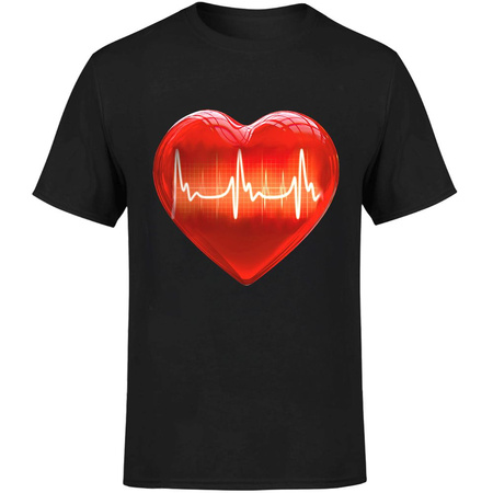 Serce linia życia Koszulka męska prezent