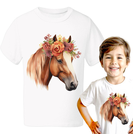 Koń Koszulka chłopięca dziecięca prezent