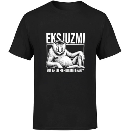 Eksjuzmi łot ar ju pierdoling ebałt? Koszulka męska prezent