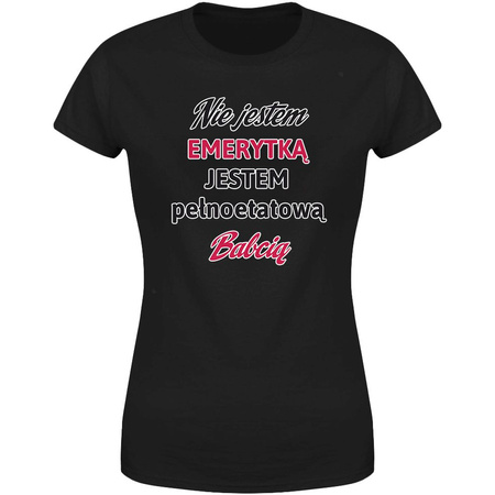 Pełnoetatowa Babcia Koszulka damska prezent