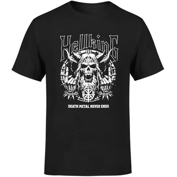 Hellking death metal never ends Koszulka męska prezent