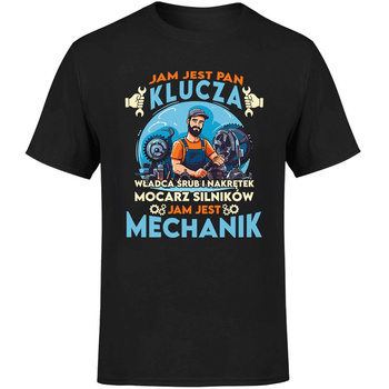 Jam jest pan klucza jam jest mechanik Koszulka męska prezent