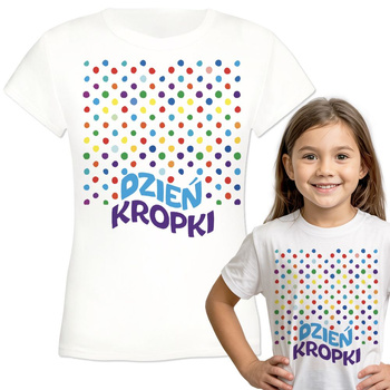 Dzień Kropki Koszulka dziewczęca dziecięca prezent