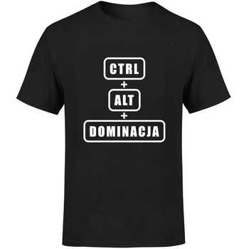 Ctrl + alt + dominacja Koszulka męska prezent