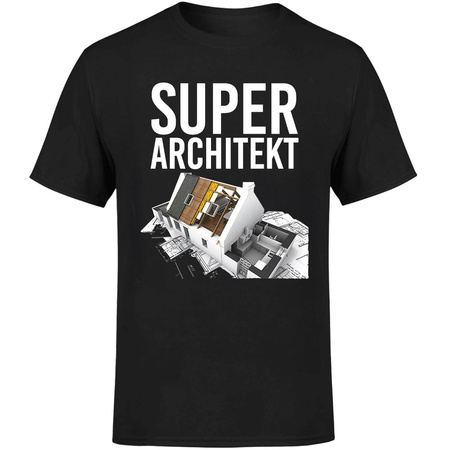 Super architekt Koszulka męska prezent