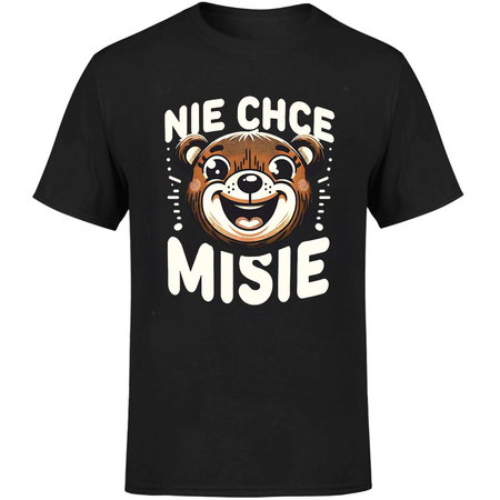 Nie chce misie Koszulka męska prezent