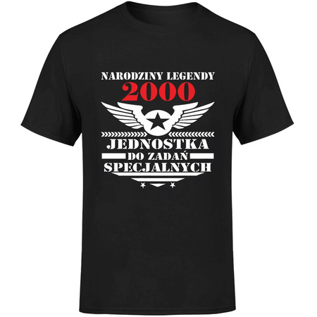 Narodziny legendy 2000 jednostka do zadań specjalnych Koszulka męska prezent
