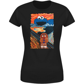 Ciastek i ciasteczkowy potwór Koszulka damska prezent