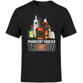 Prawdziwy koneser trunków Koszulka męska prezent