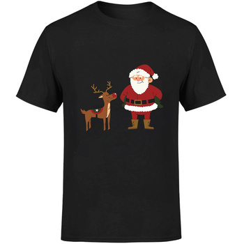 Mikołaj renifer Koszulka męska prezent