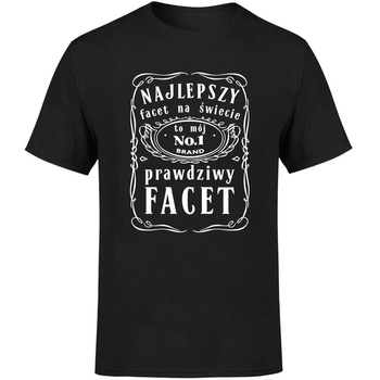 Najlepszy facet na świecie Prawdziwy facet Koszulka męska prezent