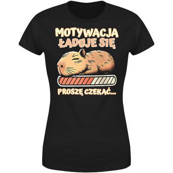 Motywacja ładuje się Koszulka damska prezent