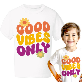Good vibes only Koszulka chłopięca dziecięca prezent