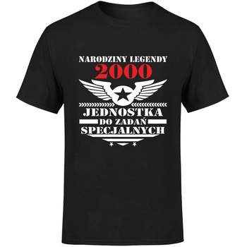 Narodziny legendy 2000 jednostka do zadań specjalnych Koszulka męska prezent