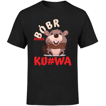 Bóbr bober ku##wa Koszulka męska prezent
